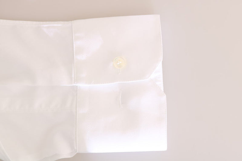 White Cotton GOLD Slim Fit Shirt