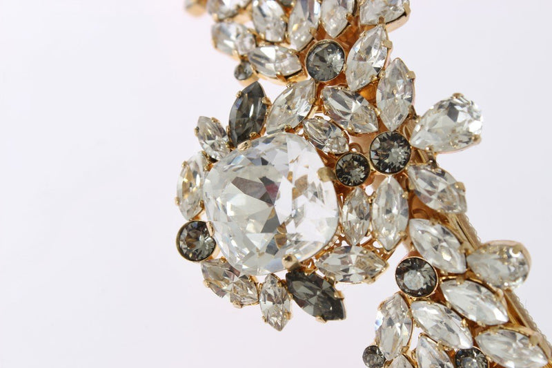 Gold Brass Crystal Sicily Diadem NATALE Crown