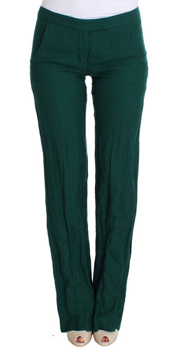 Green Wool Dress Casual Pants