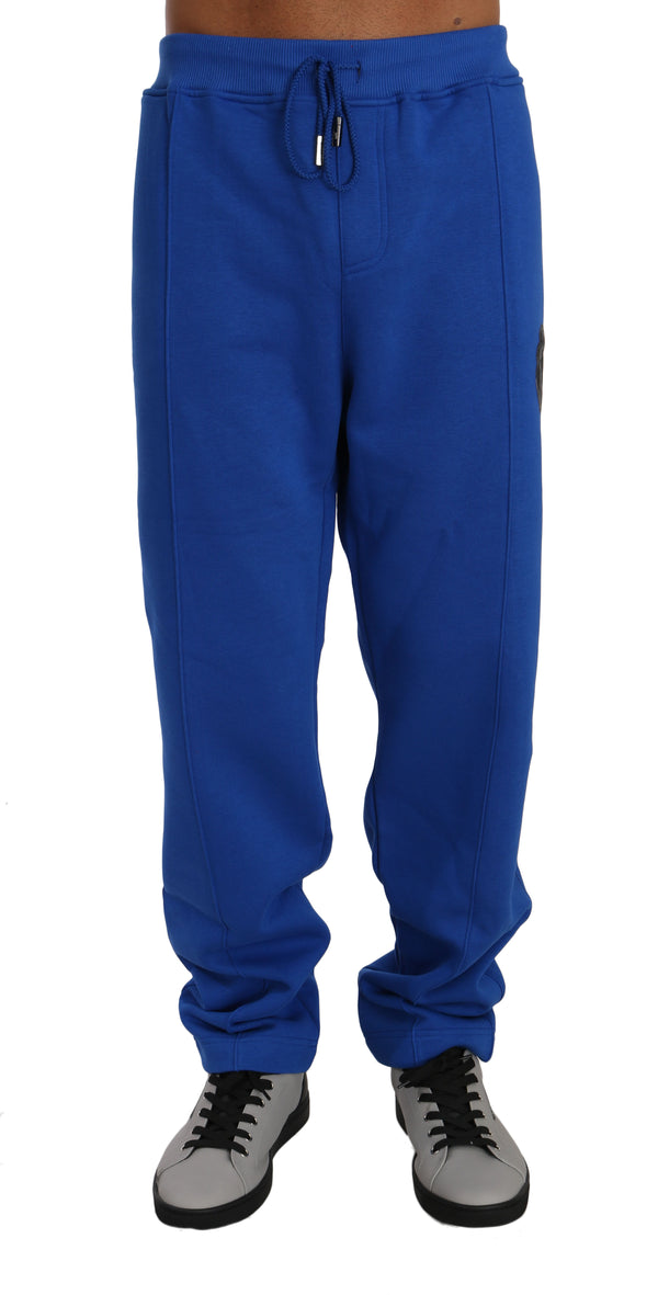 Blue Cotton Sweater Pants Tracksuit