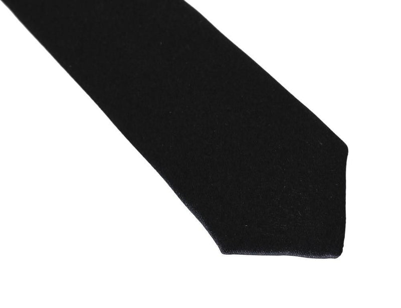 Black Silk Solid Slim SARTORIA Tie
