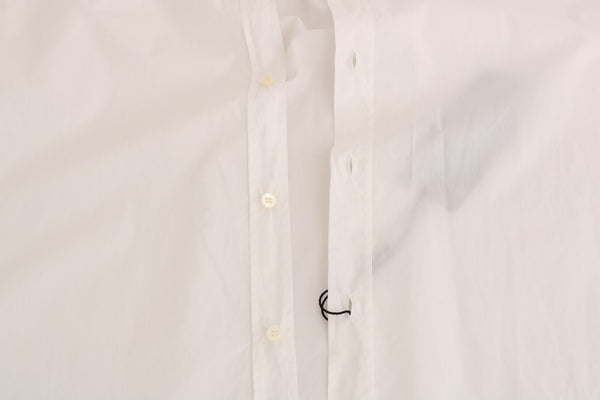 White Cotton Slim Fit Shirt