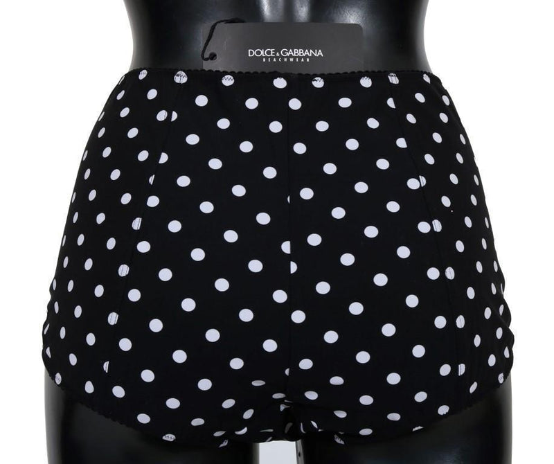 Black White Polka Bikini Bottom