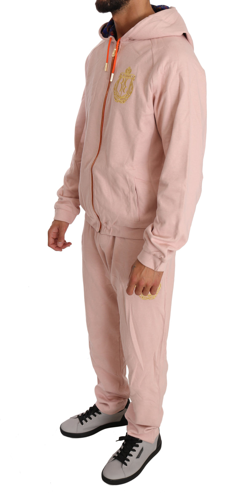 Pink Cotton Sweater Pants  Tracksuit