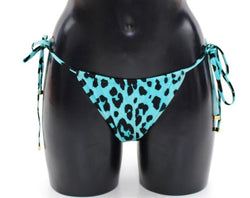 Blue Leopard Bikini Bottom Swimwear Beachwear