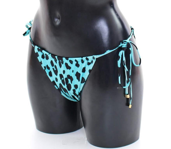 Blue Leopard Bikini Bottom Swimwear Beachwear