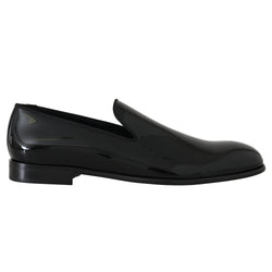Black Patent Leather Mens Loafers