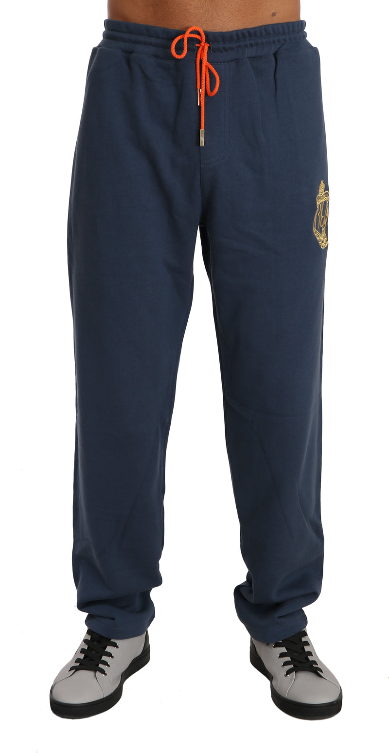 Blue Cotton Sweater Pants Tracksuit