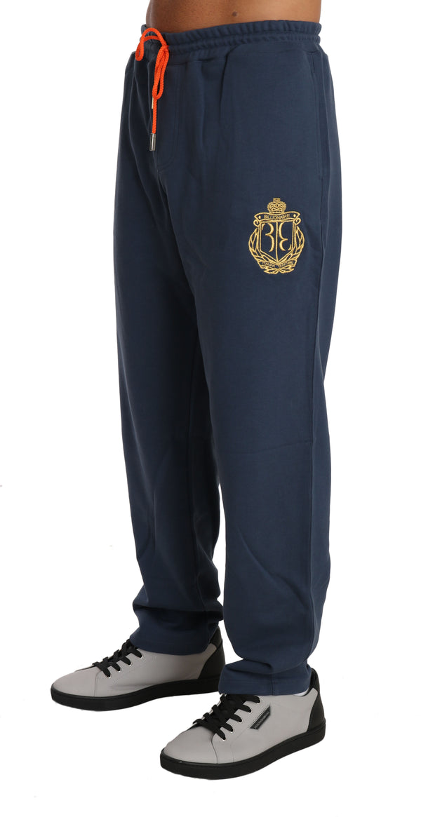 Blue Cotton Sweater Pants Tracksuit