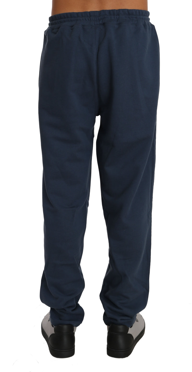 Blue Cotton Sweater Pants Tracksuit