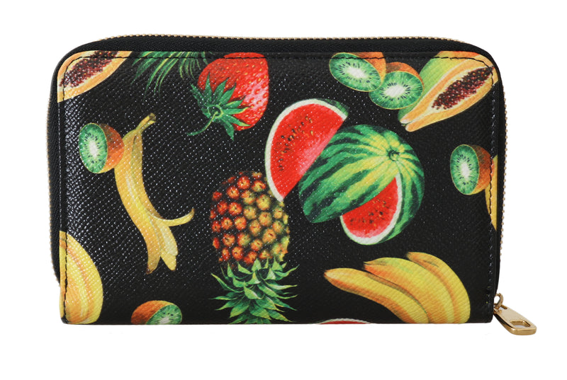 Fruit Leather Dauphine Zip Around Continental Wallet