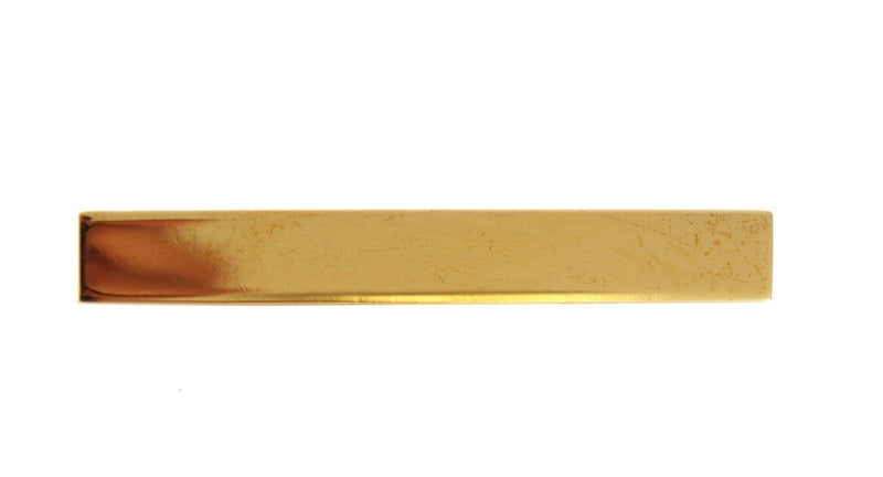 Gold Plated Brass Tie Clip