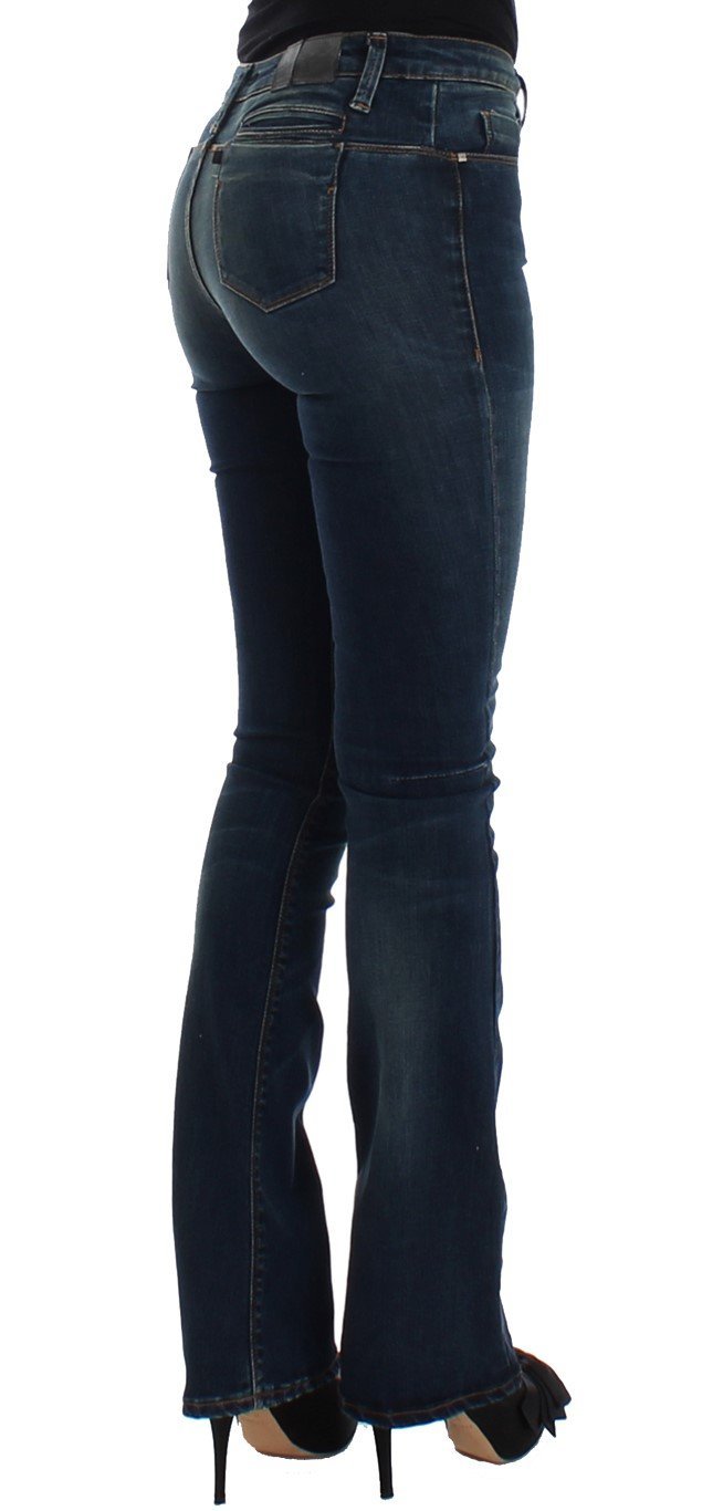 Blue straight leg jeans