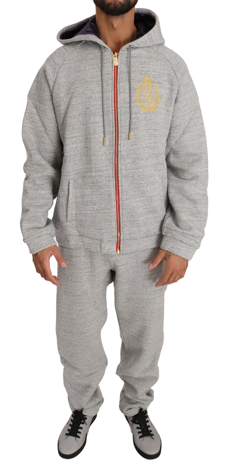 Gray Cotton Sweater Pants  Tracksuit