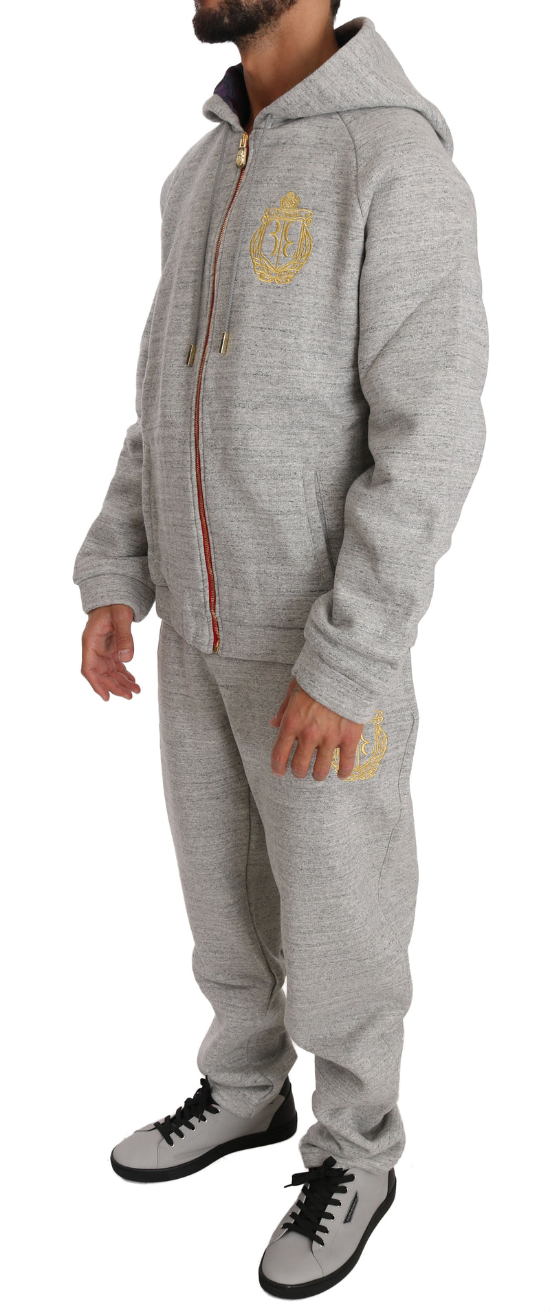 Gray Cotton Sweater Pants  Tracksuit