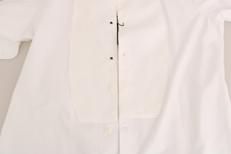 White Cotton Slim Fit Shirt