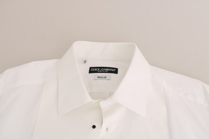 White Cotton Slim Fit Shirt