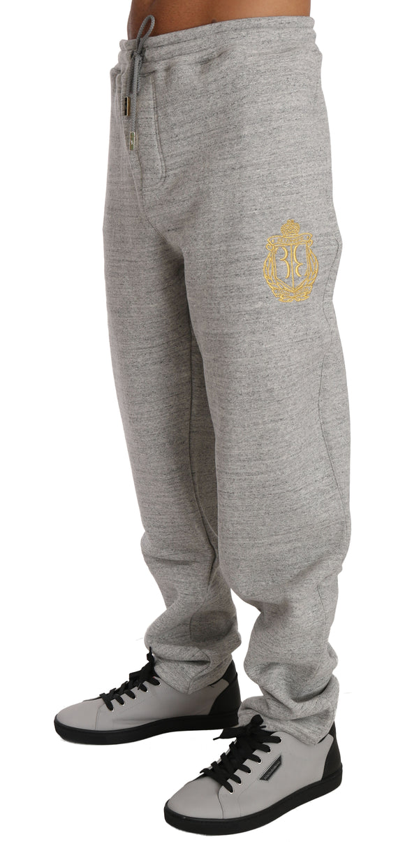 Gray Cotton Sweater Pants  Tracksuit