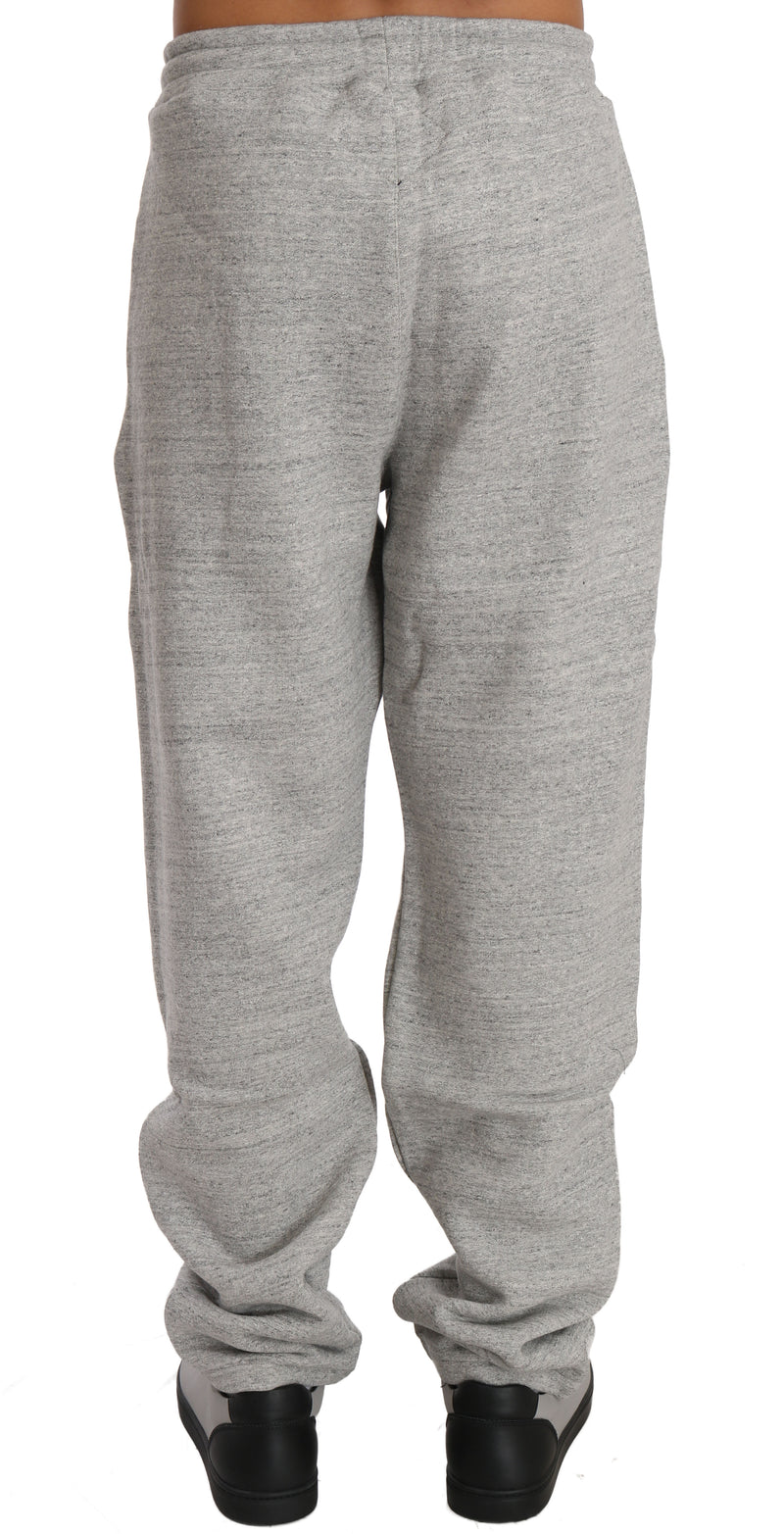 Gray Cotton Sweater Pants  Tracksuit