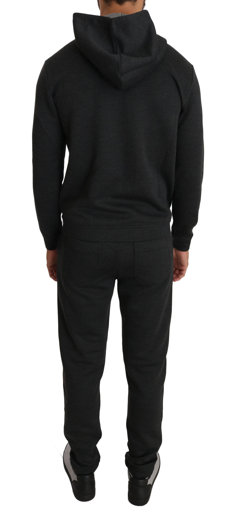 Gray Cotton Sweater Pants Tracksuit