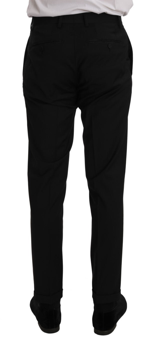 Black 3 Piece Slim Fit Blazer Vest Suit