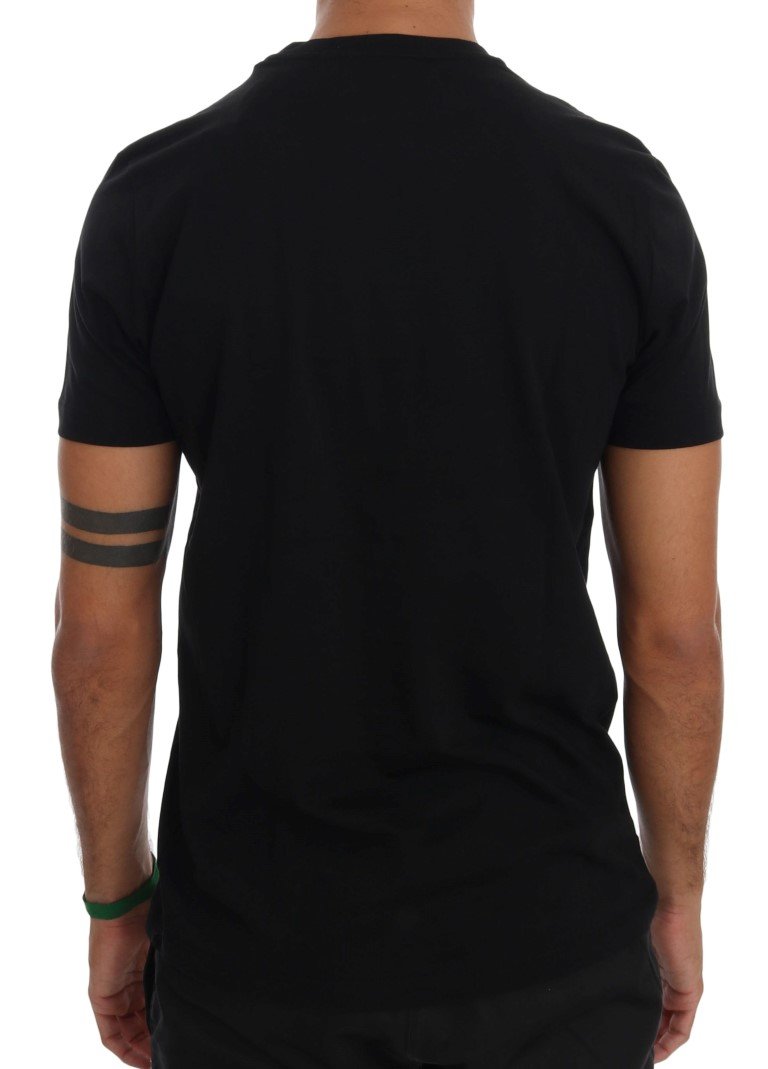 Black Cotton Gienah T-Shirt