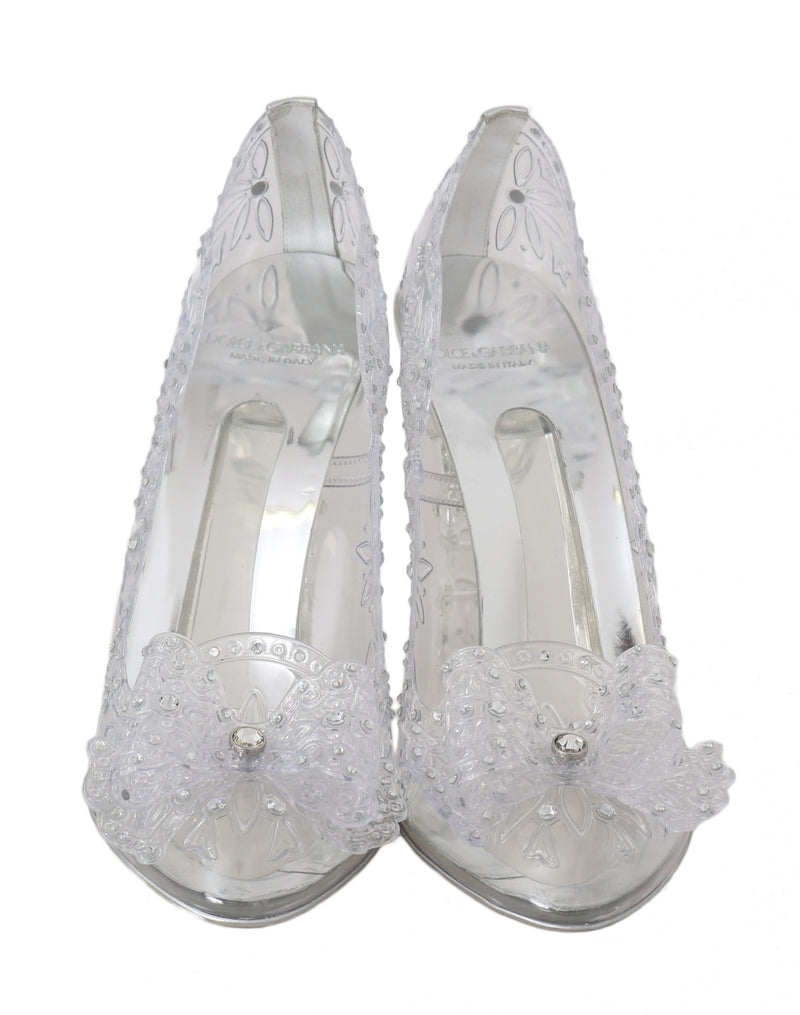 CINDERELLA Clear Crystal Heels