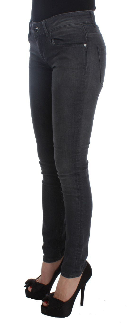 Blue Cotton Stretch Slim Fit Jeans