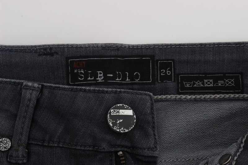 Blue Cotton Stretch Slim Fit Jeans