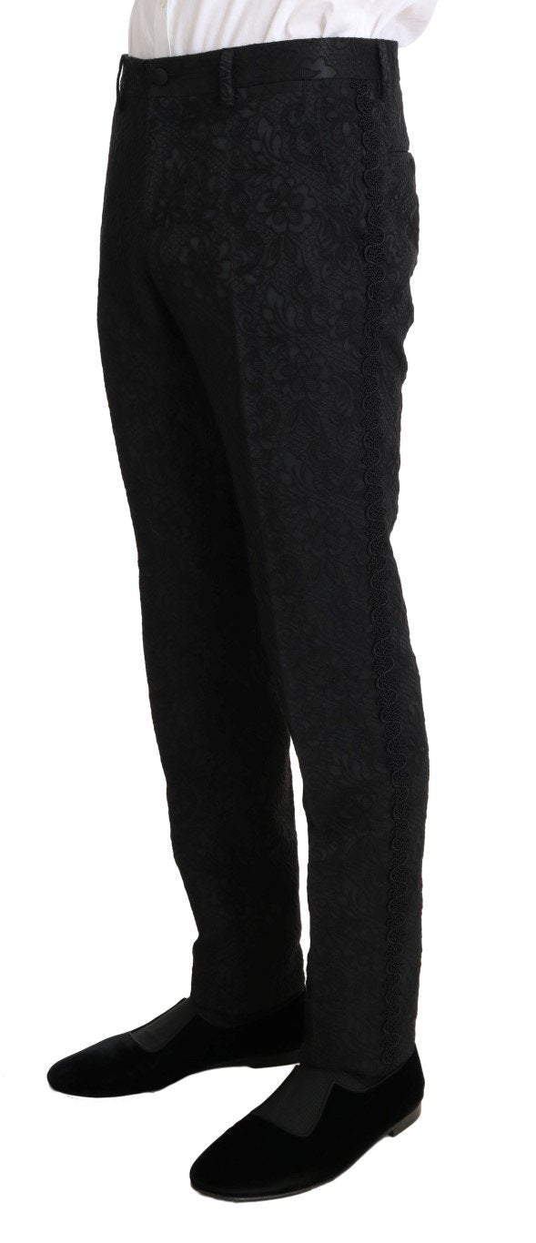 Black Torrero One Button Slim Fit Suit