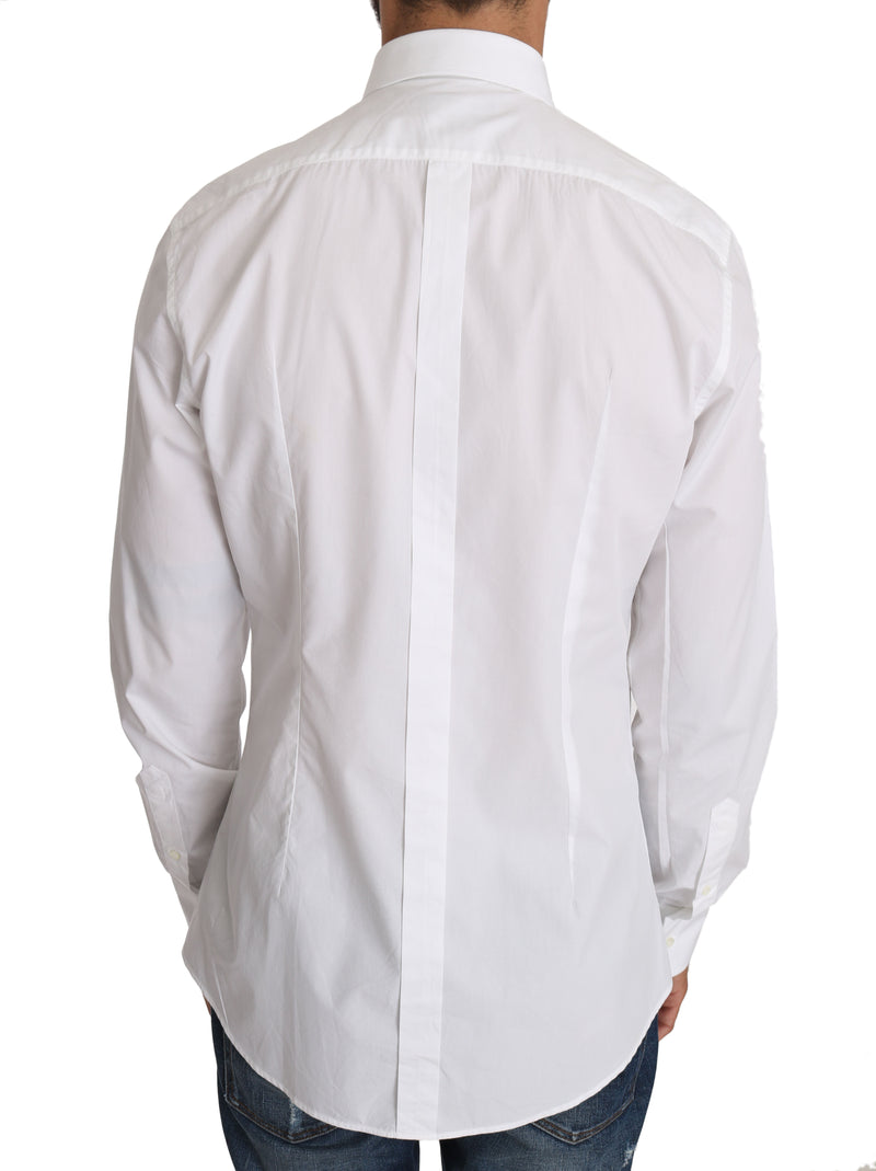 White Cotton GOLD Formal Shirt