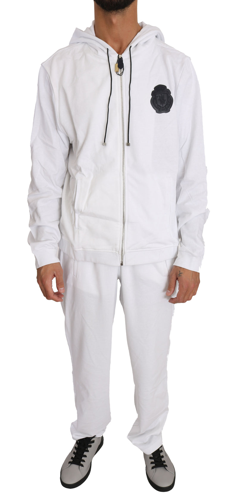 White Cotton Sweater Pants  Tracksuit