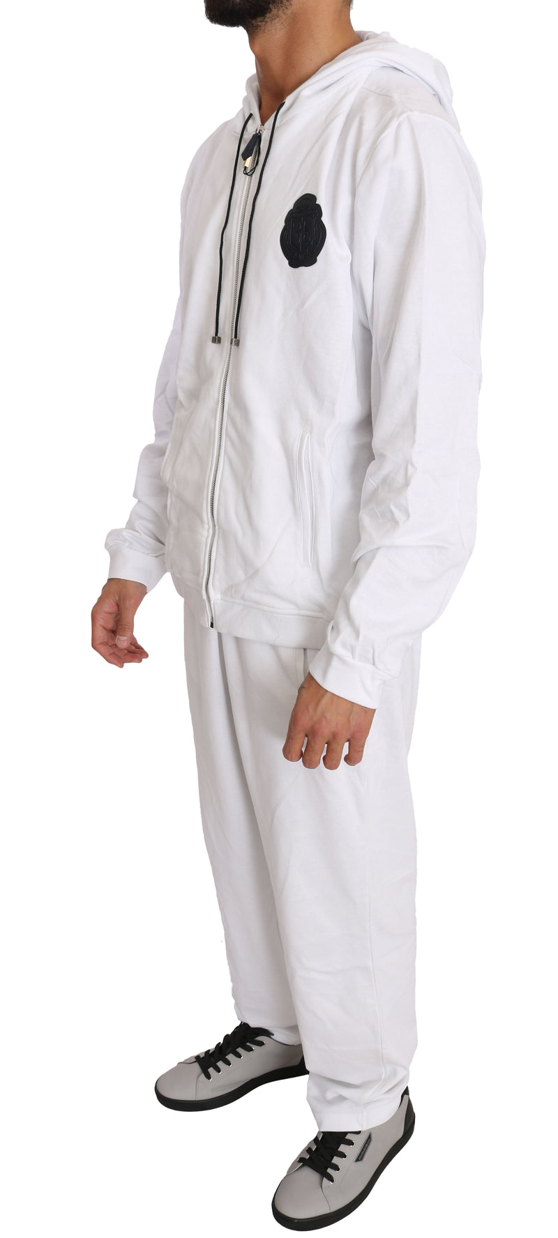 White Cotton Sweater Pants  Tracksuit