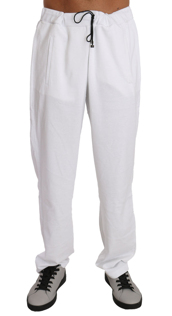 White Cotton Sweater Pants  Tracksuit