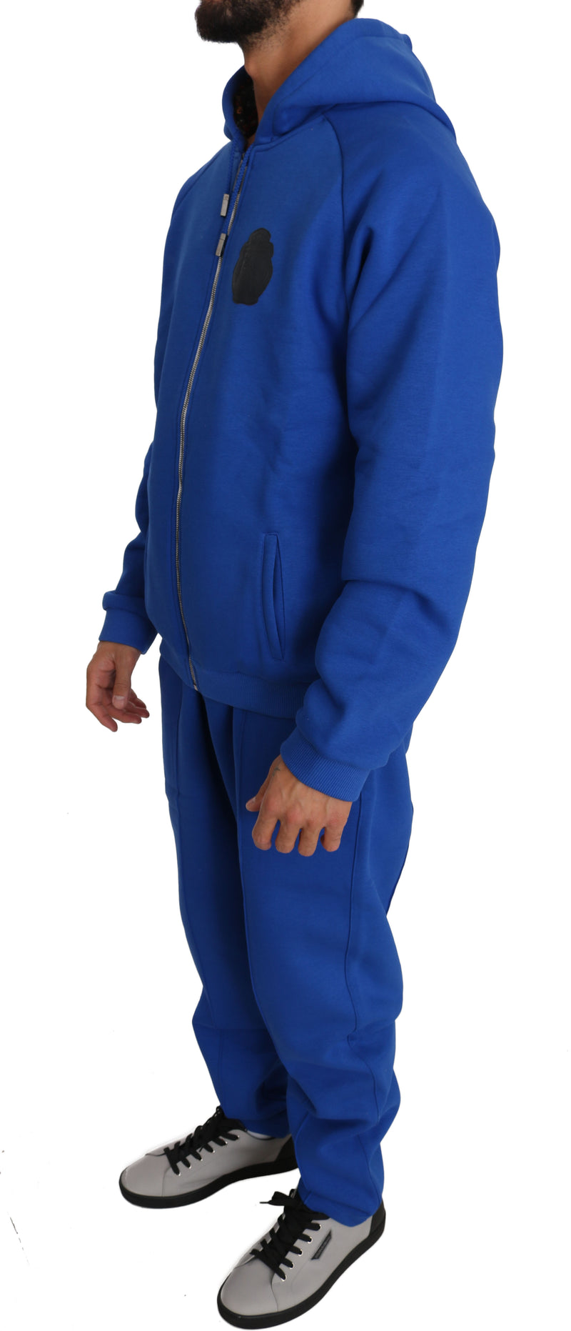 Blue Cotton Sweater Pants Tracksuit