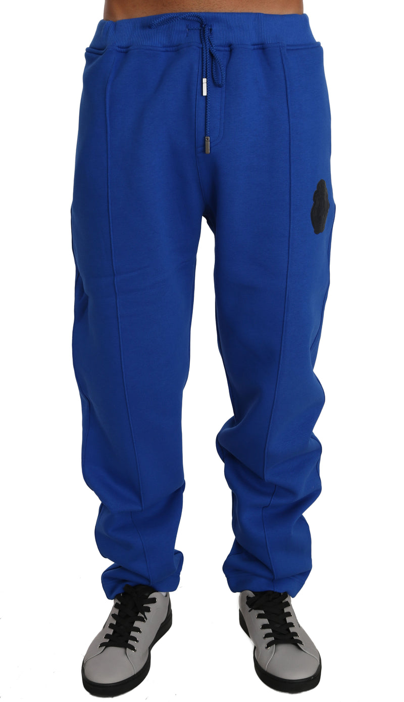 Blue Cotton Sweater Pants Tracksuit