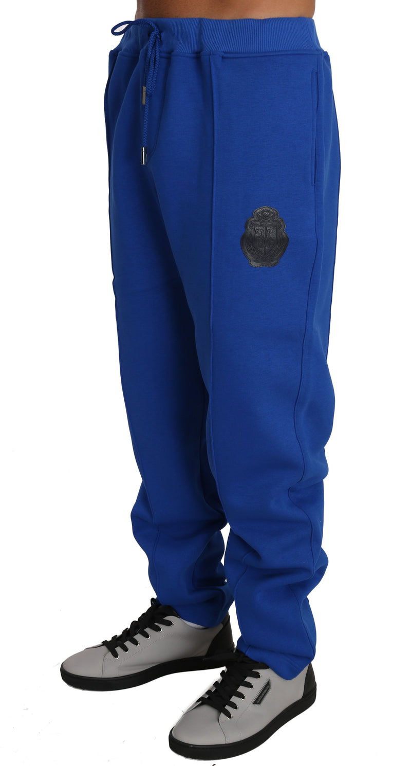 Blue Cotton Sweater Pants Tracksuit