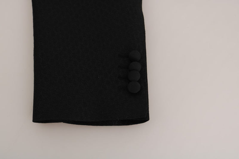 Black Jacquard GOLD Crown Slim Fit Suit