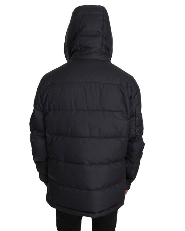 Blue Winter Puffer Hooded Jacket