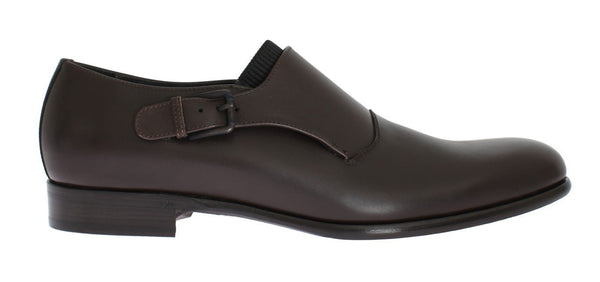 Brown Leather Loafers Shoes