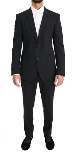 Black Wool MARTINI 2 Piece Stretch
