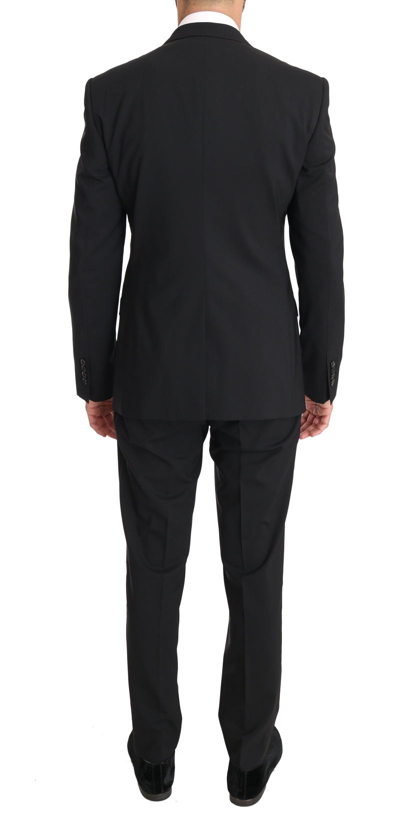 Black Wool MARTINI 2 Piece Stretch