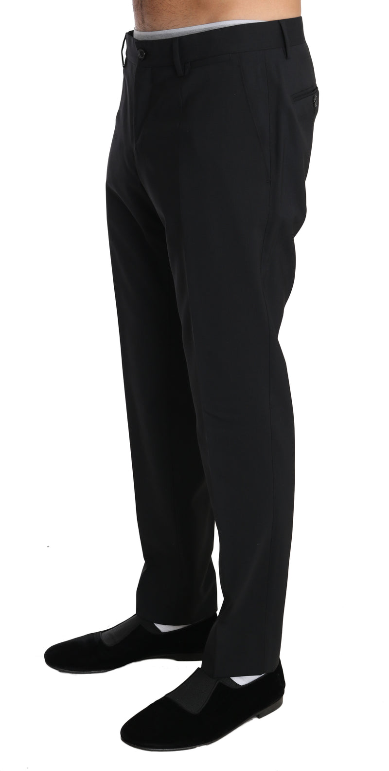 Black Wool MARTINI 2 Piece Stretch