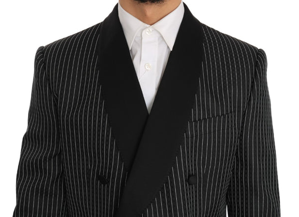 Black Double Breasted Slim Fit MARTINI