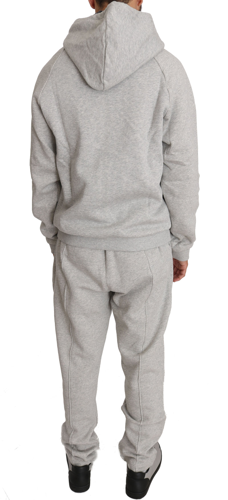 Gray Cotton Sweater Pants Tracksuit