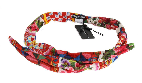 Multicolor Carretto Brocade Waist Belt