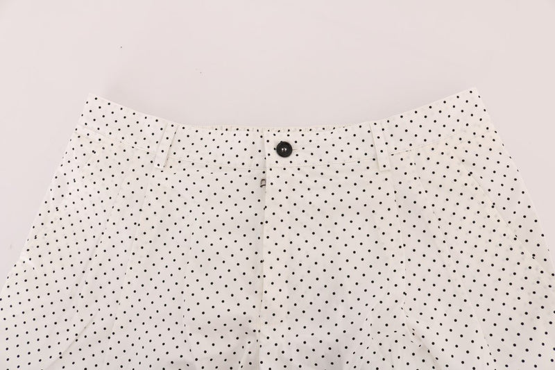 White Polka Dot Beachwear Shorts