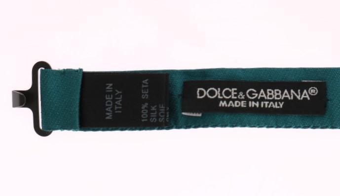 Blue Solid Silk Bowtie