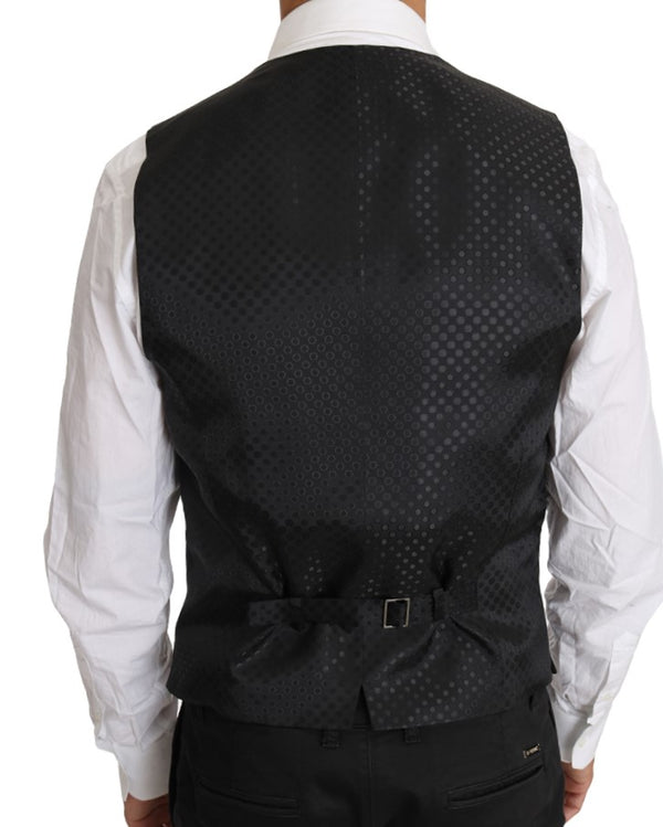 Blazer Vest 2 Piece Gray Wool MARTINI