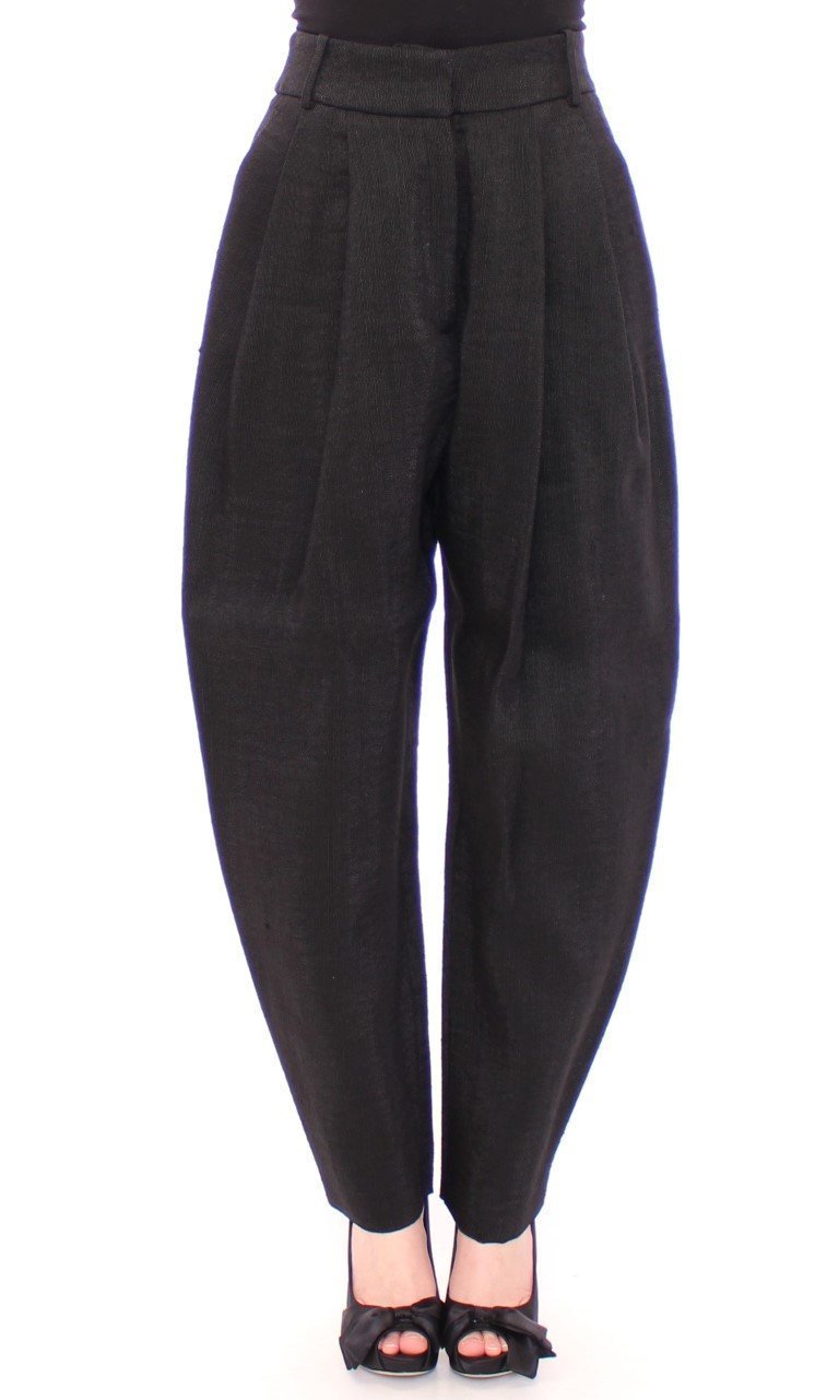 Gray Chinos Harem Casual Pants